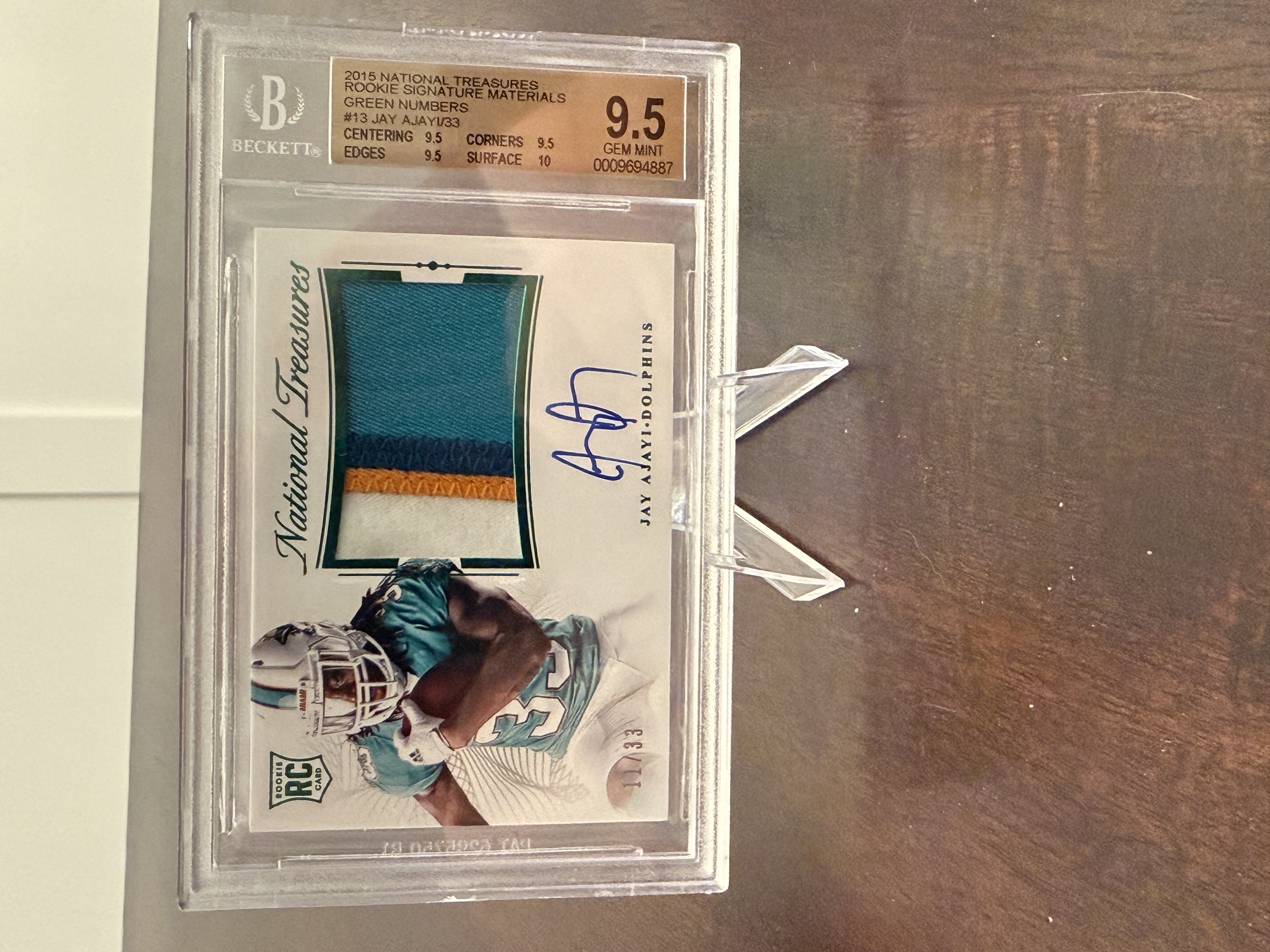 Front of card