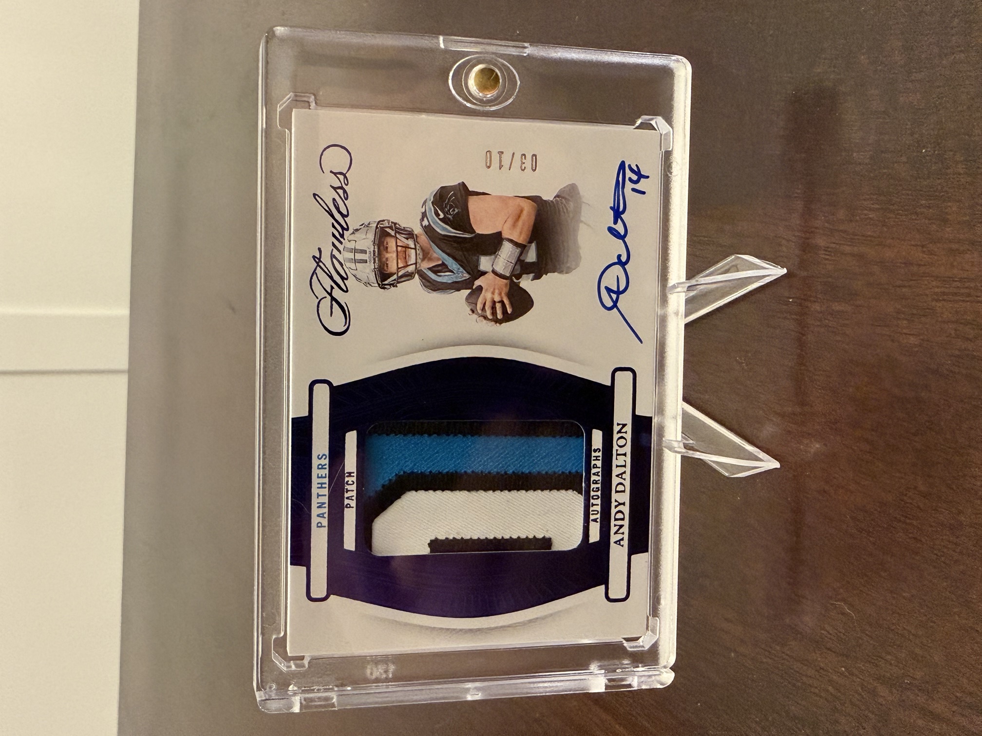 Front of card