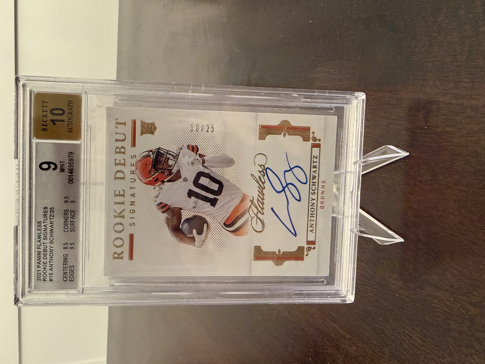 Front of card