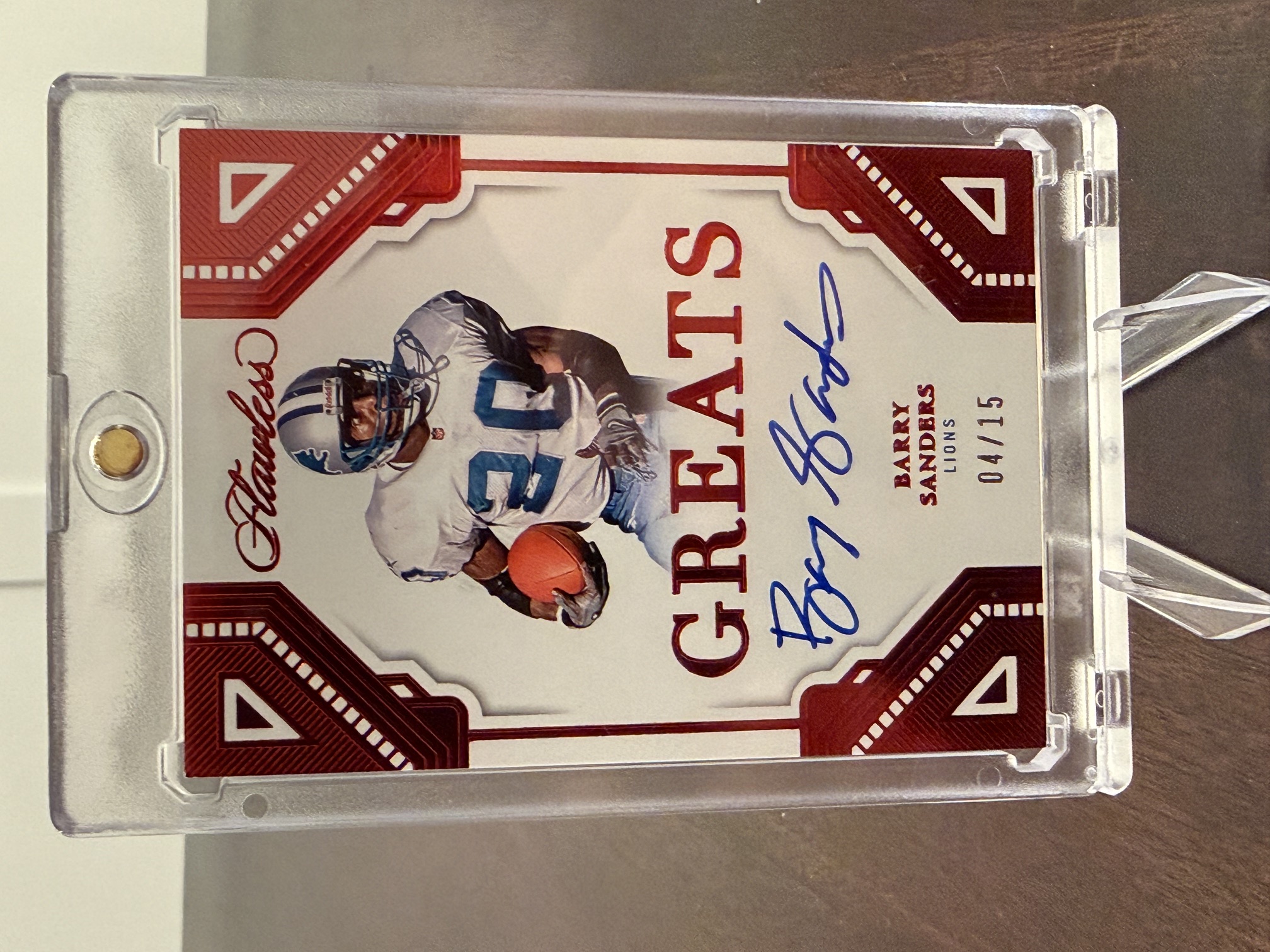 Front of card