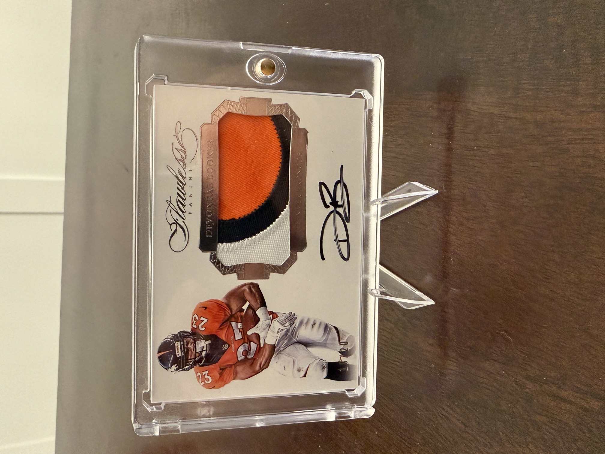 Front of card