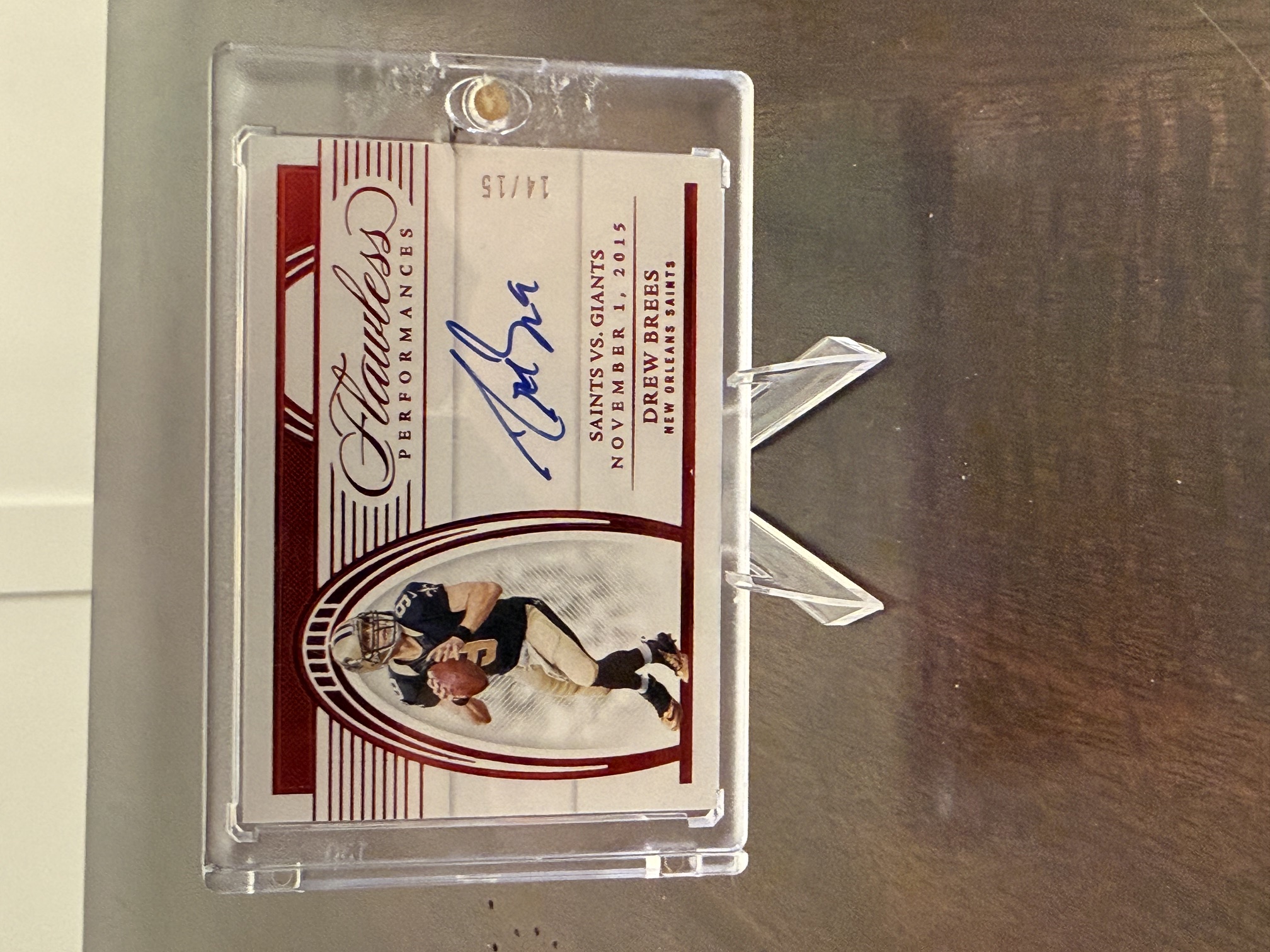 Front of card
