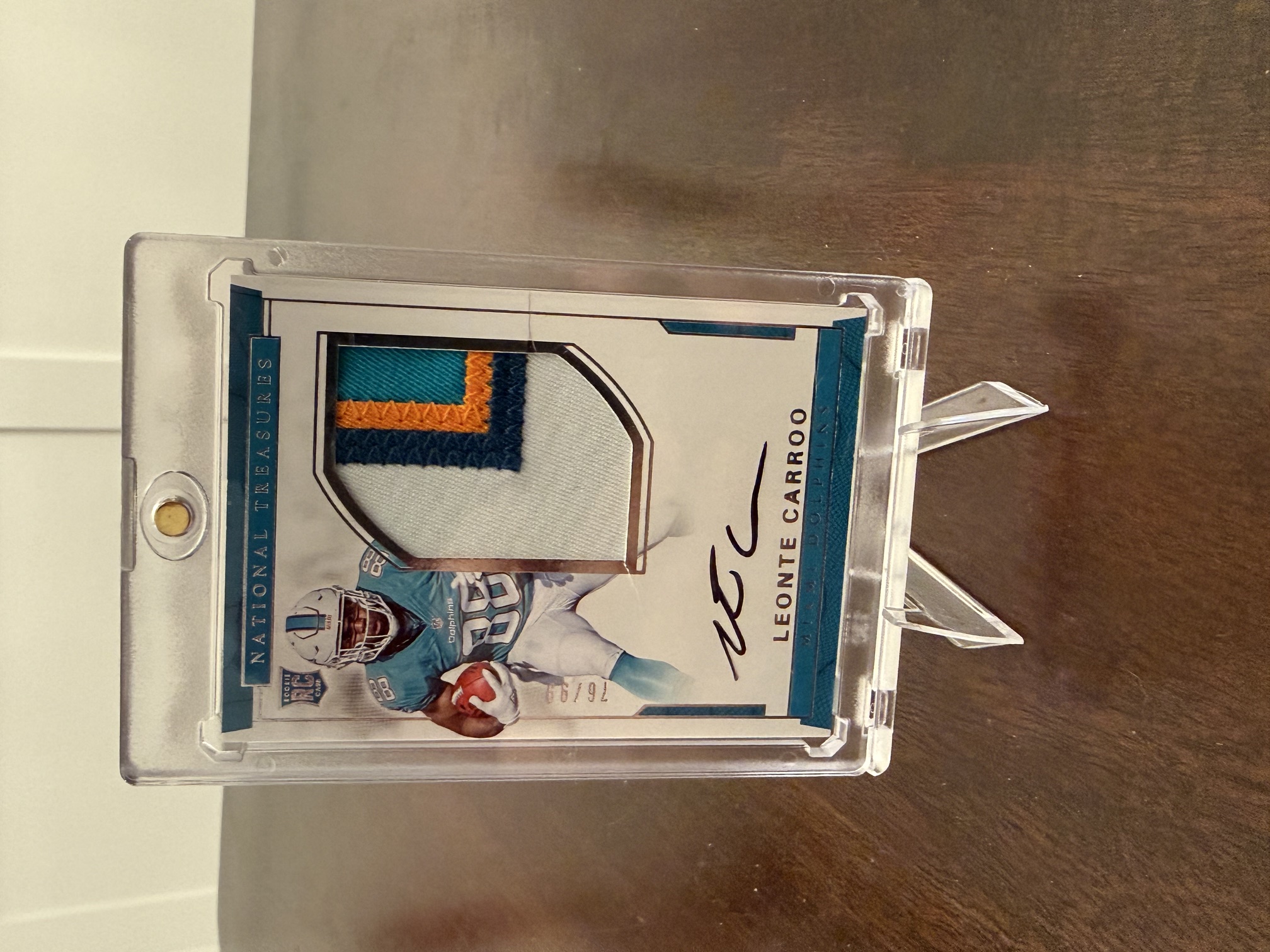 Front of card