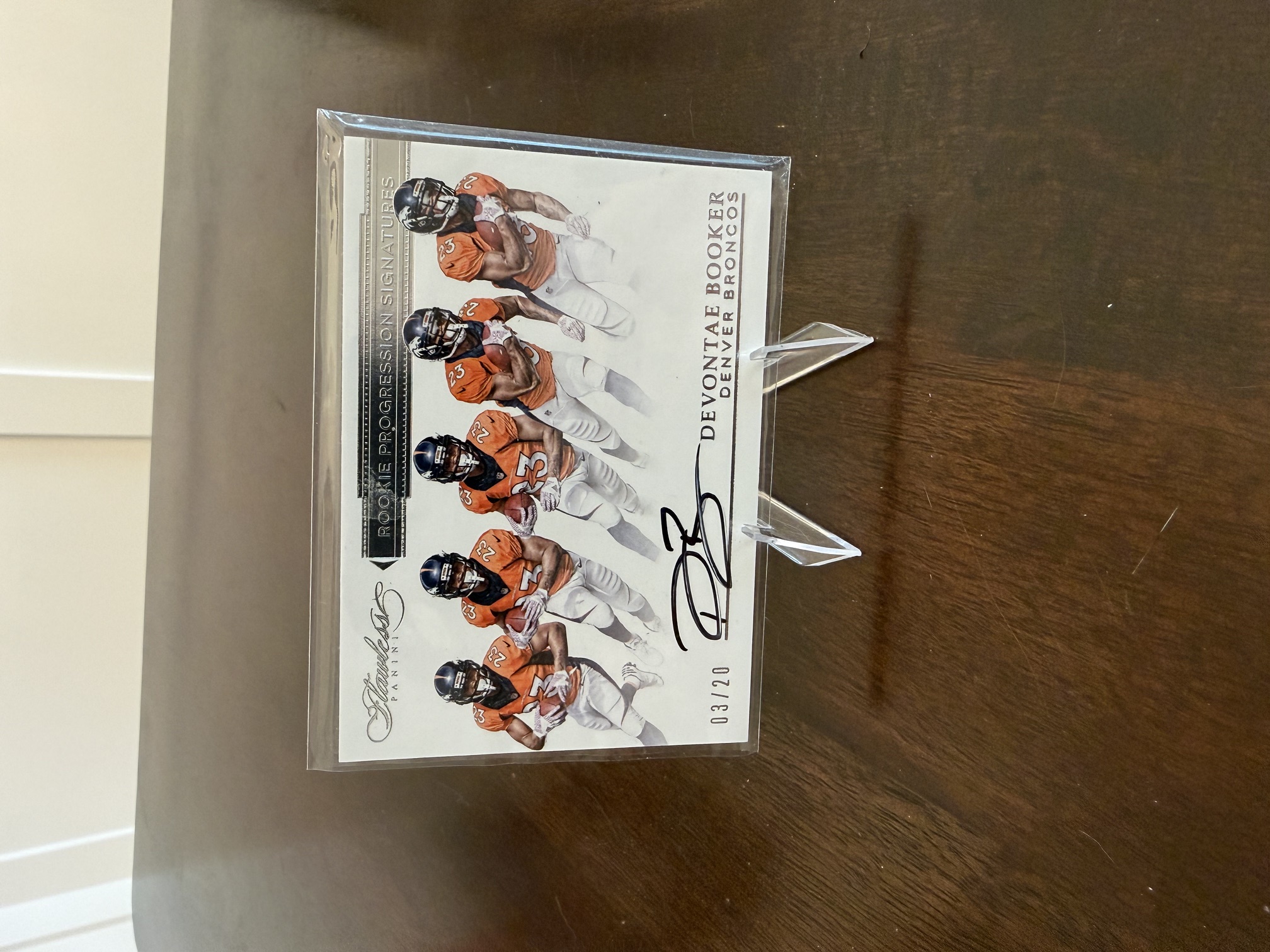 Front of card