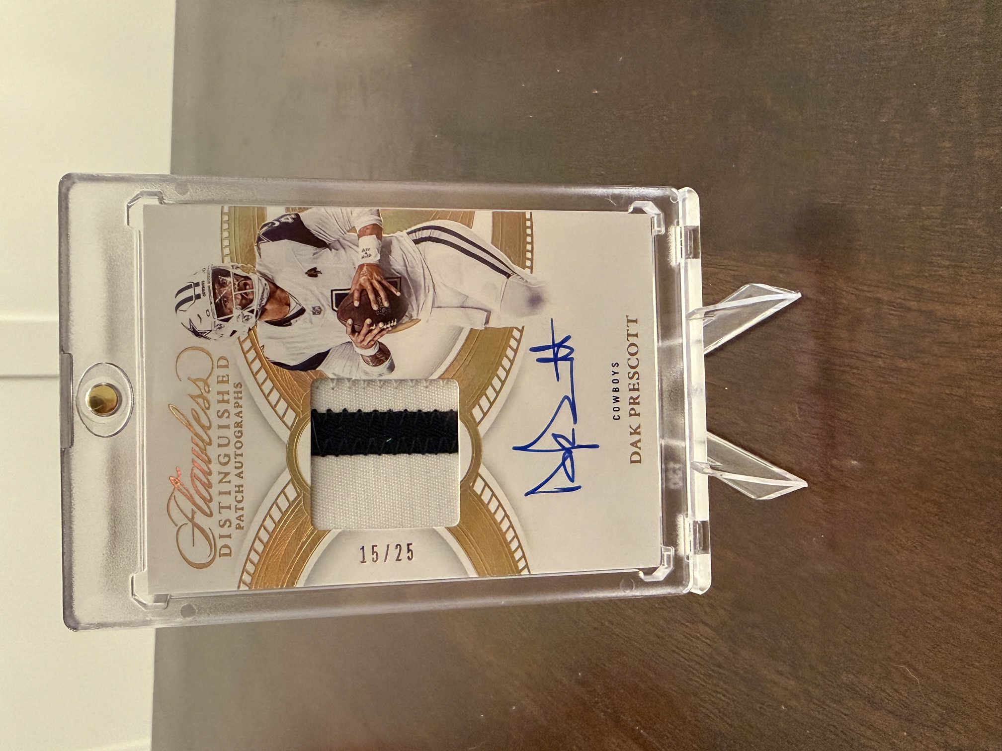 Front of card