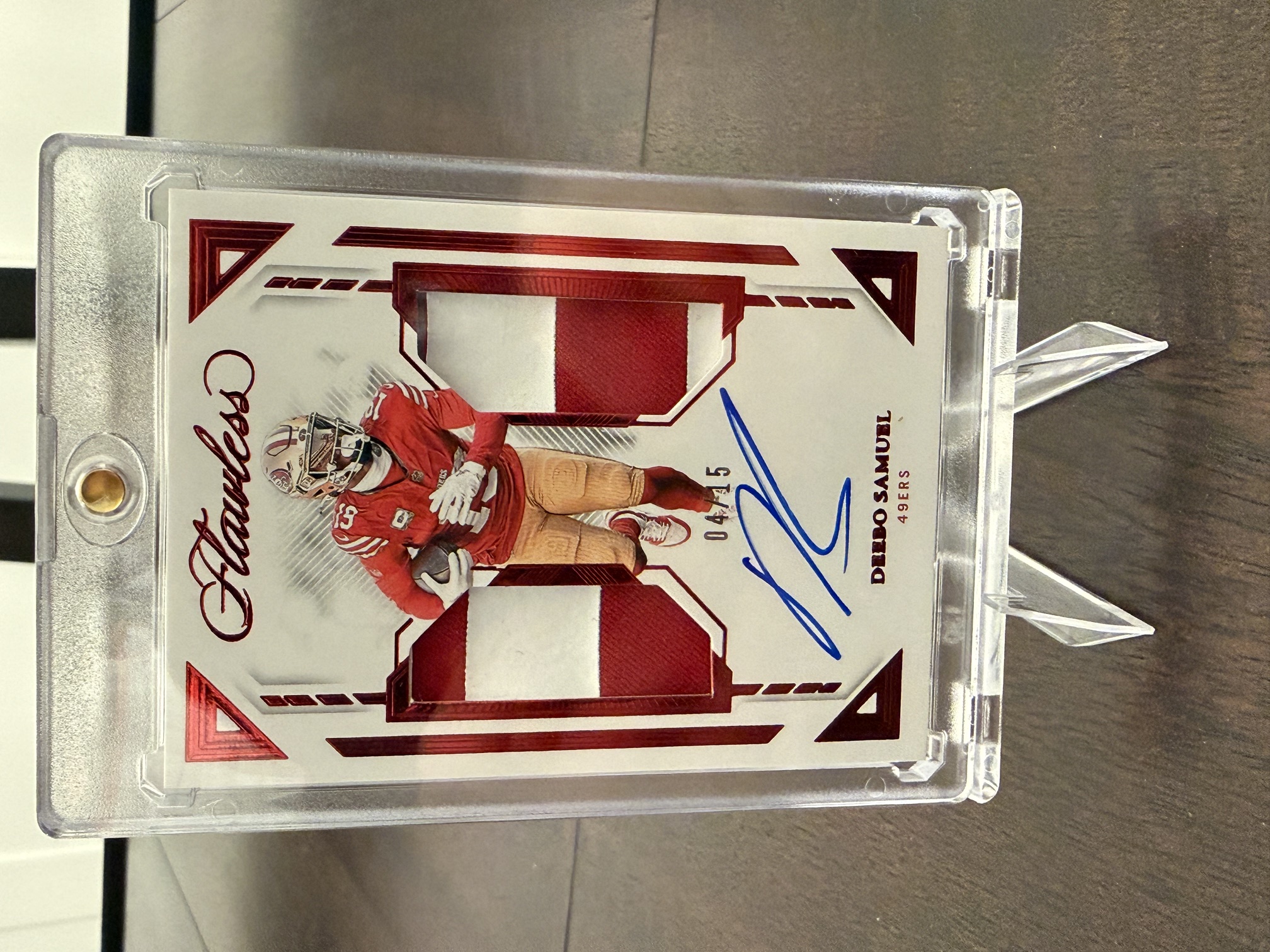 Front of card