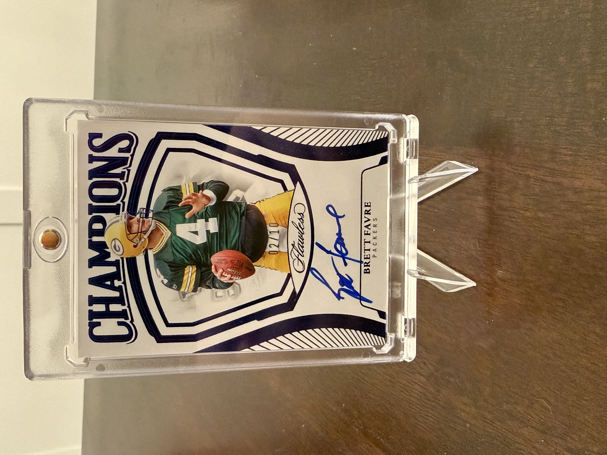 Front of card
