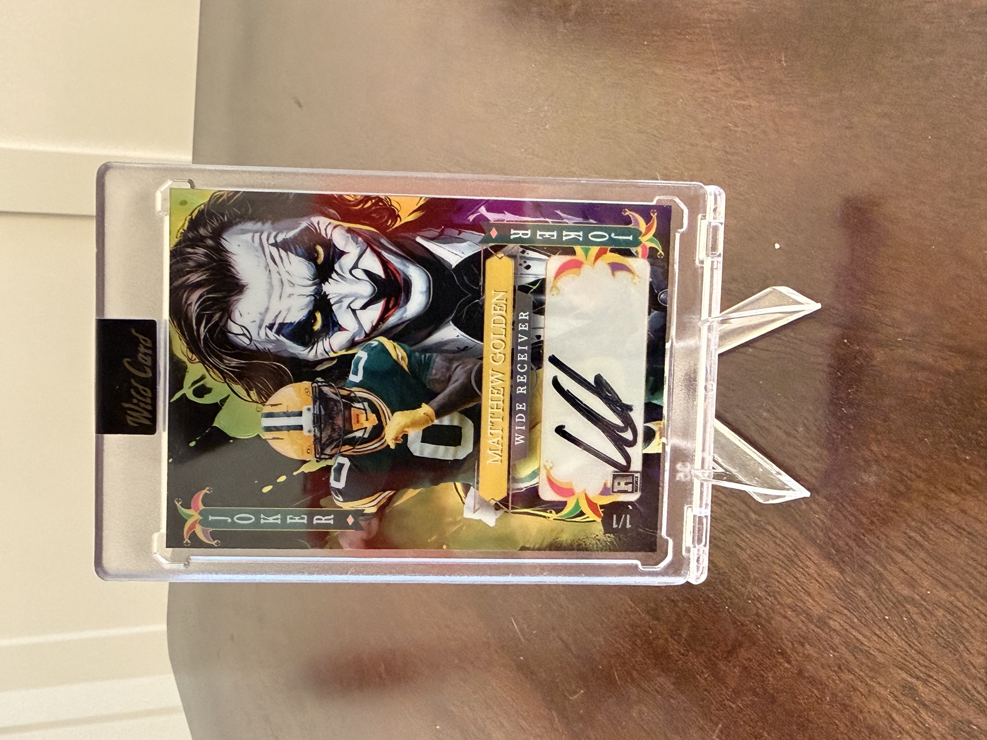 Front of card