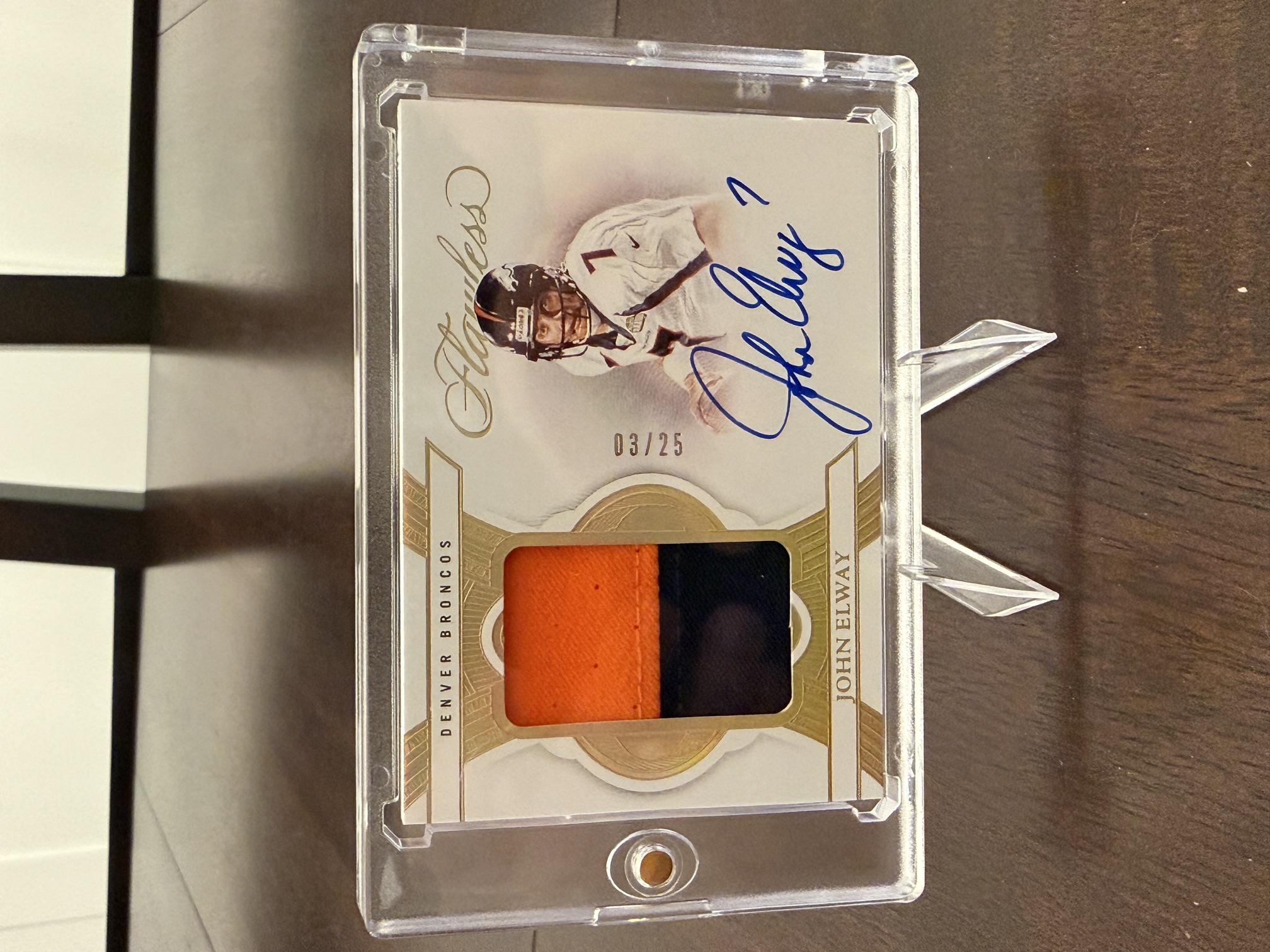 Front of card