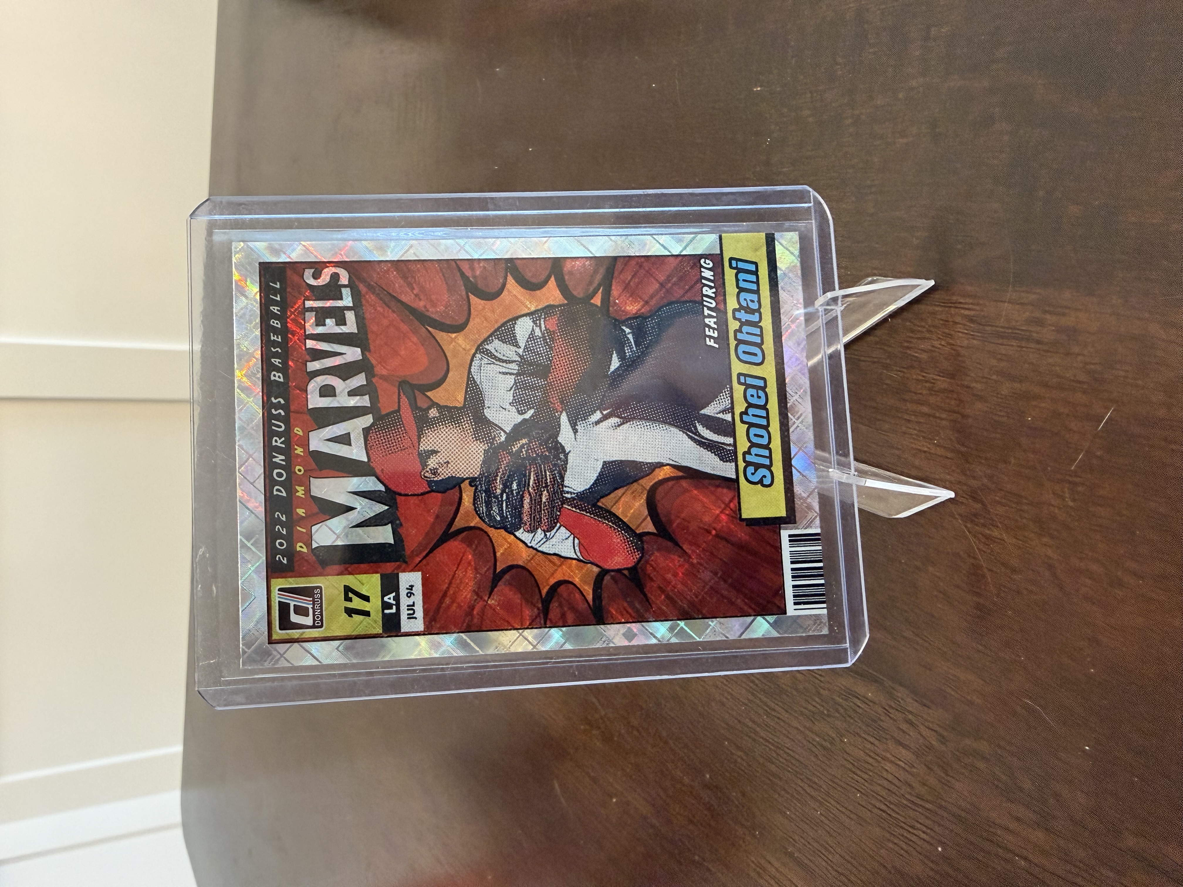 Front of card