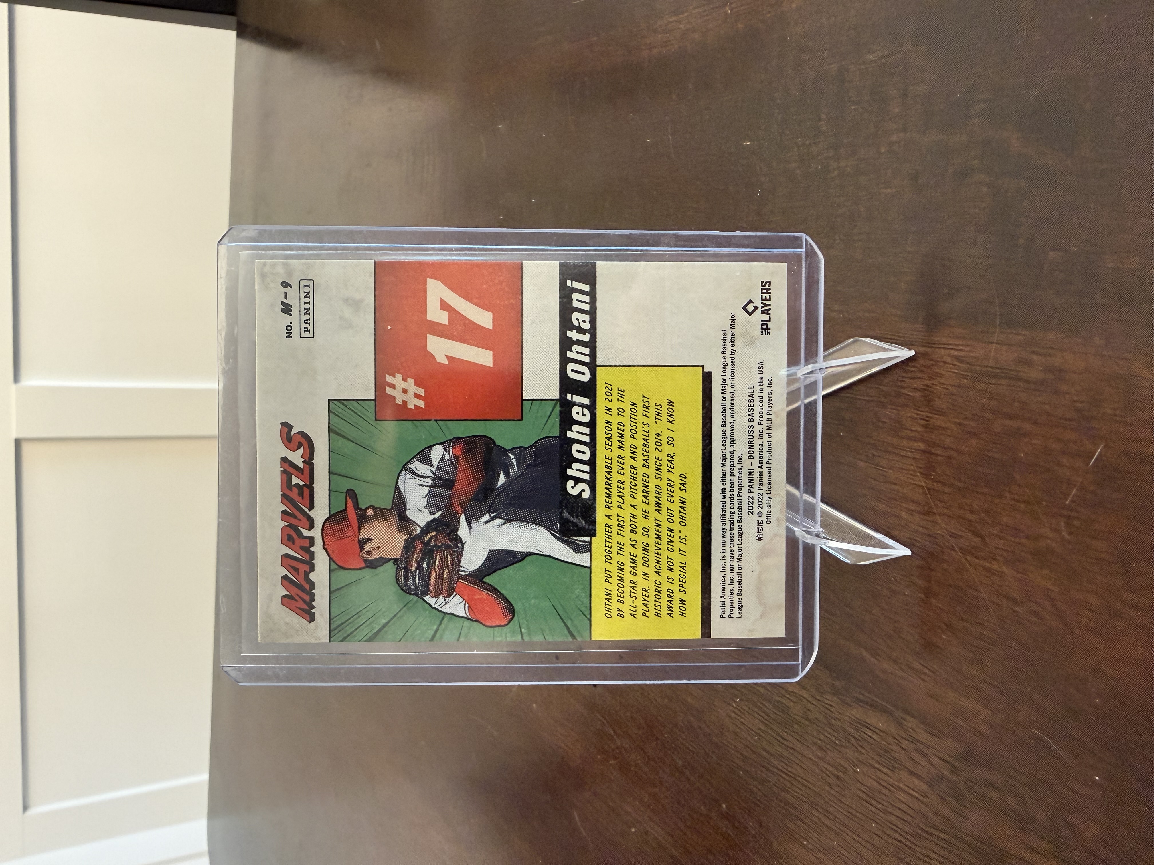 Back of card