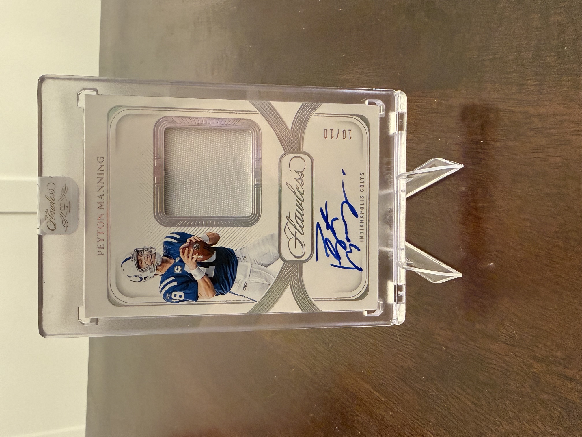 Front of card