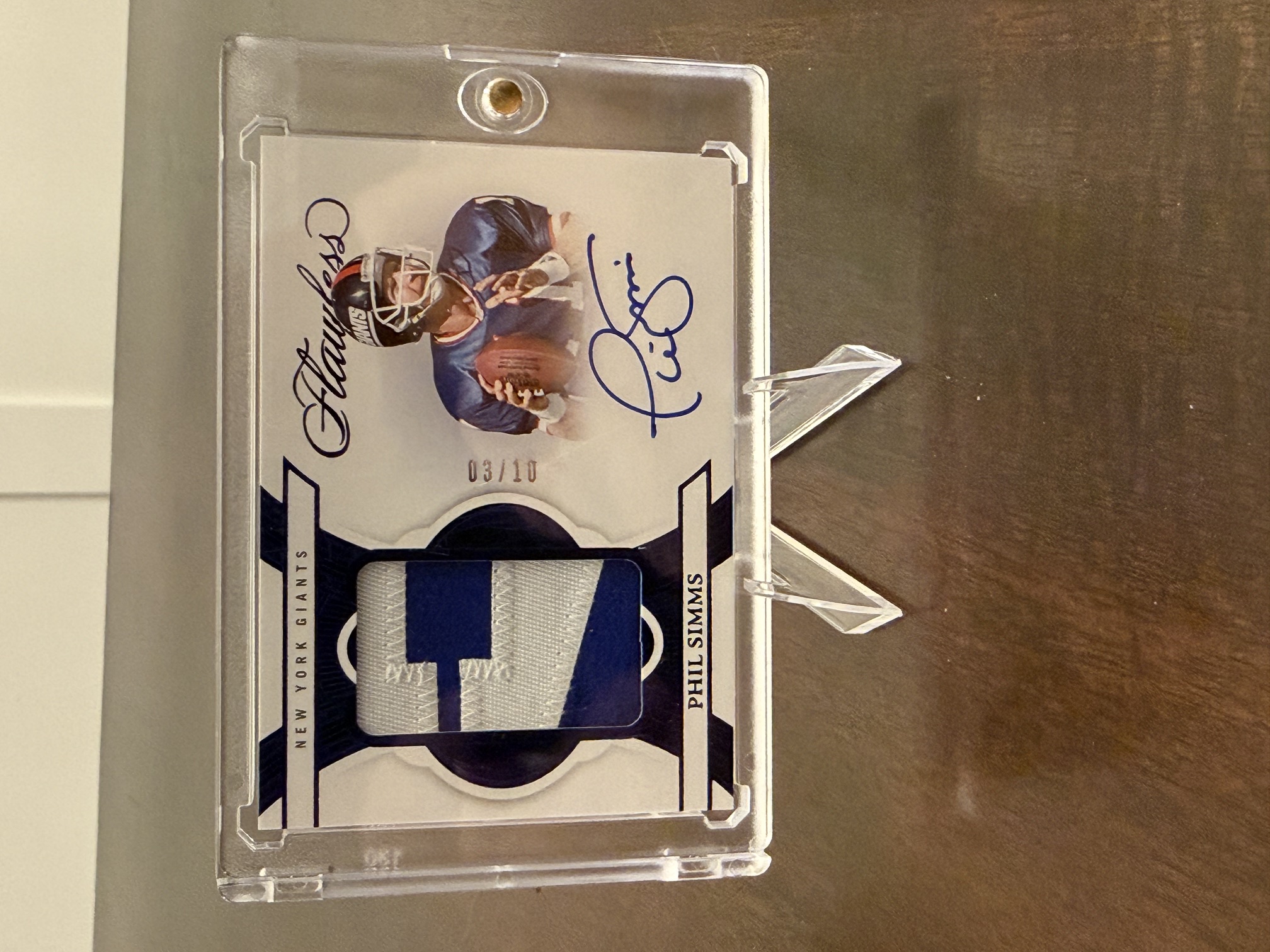 Front of card