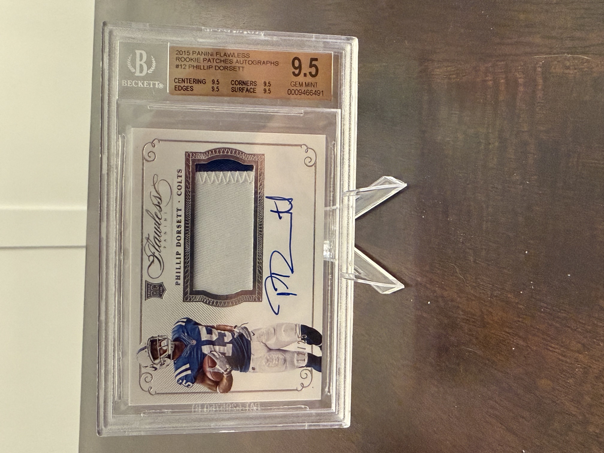 Front of card
