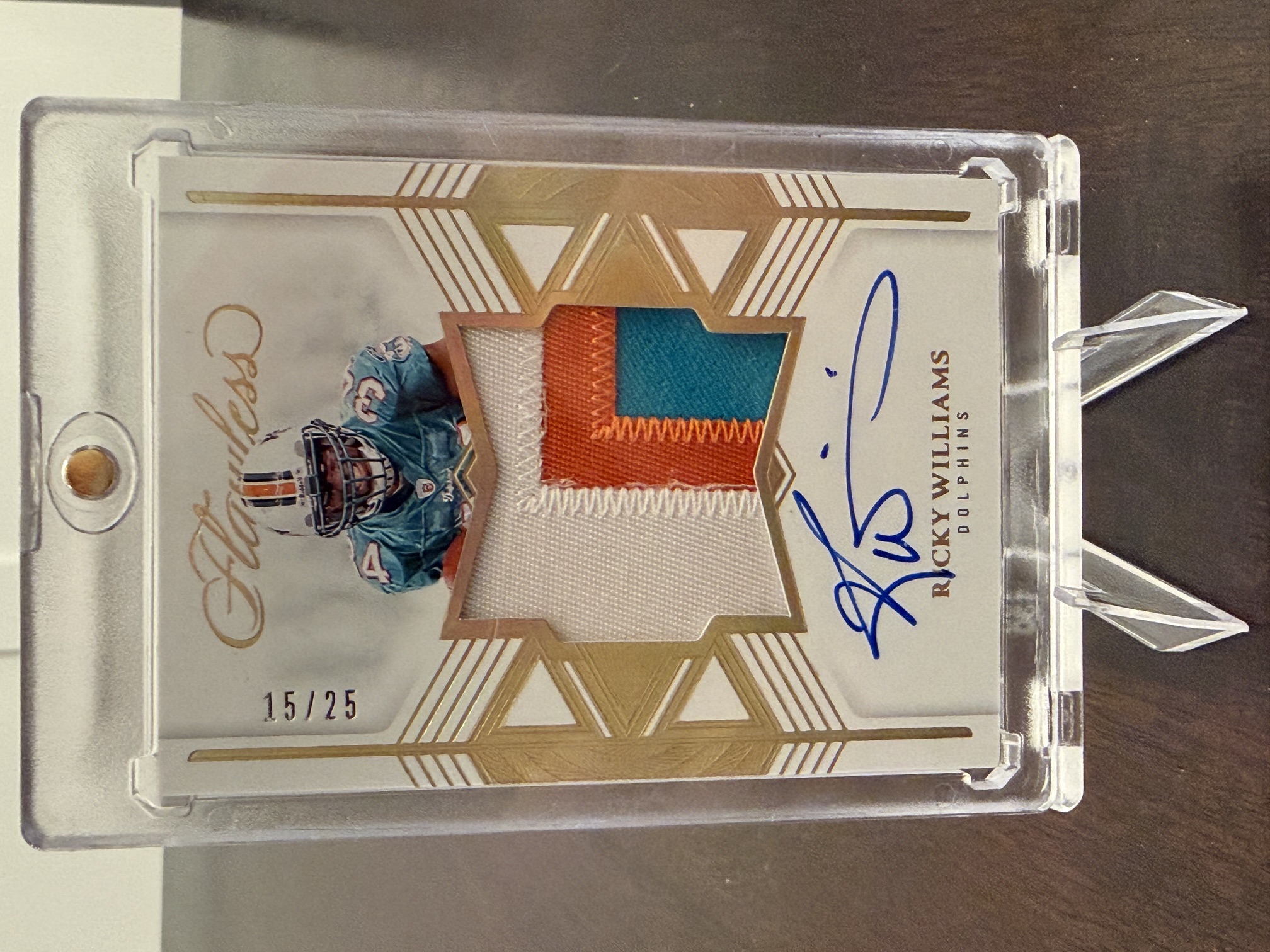 Front of card