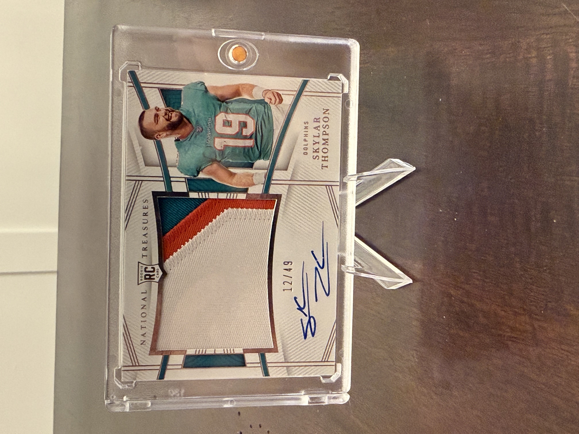 Front of card