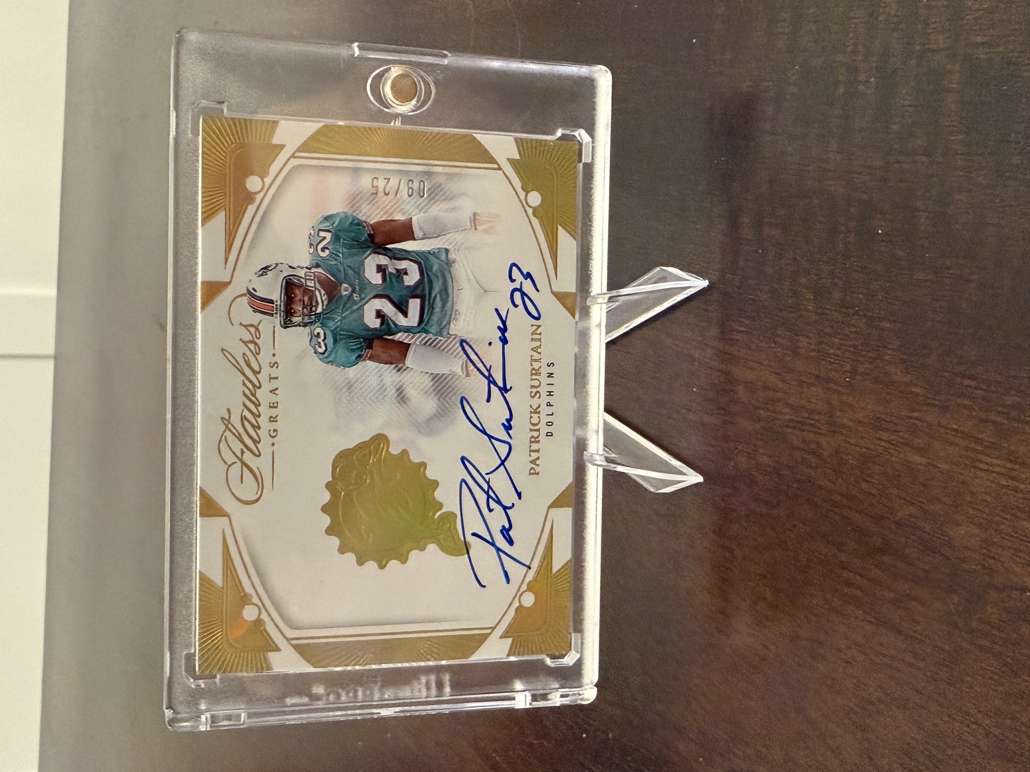 Front of card