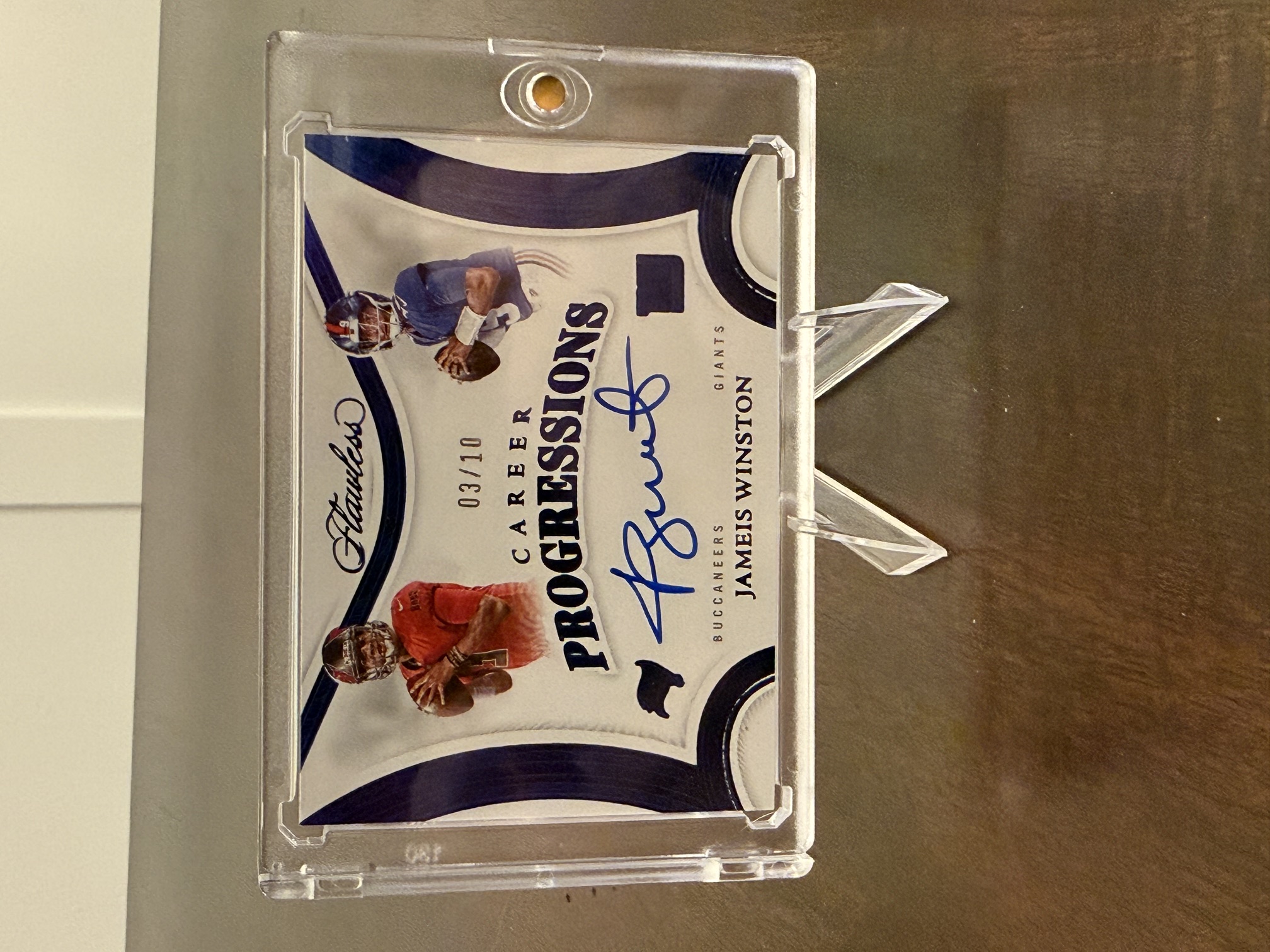 Front of card